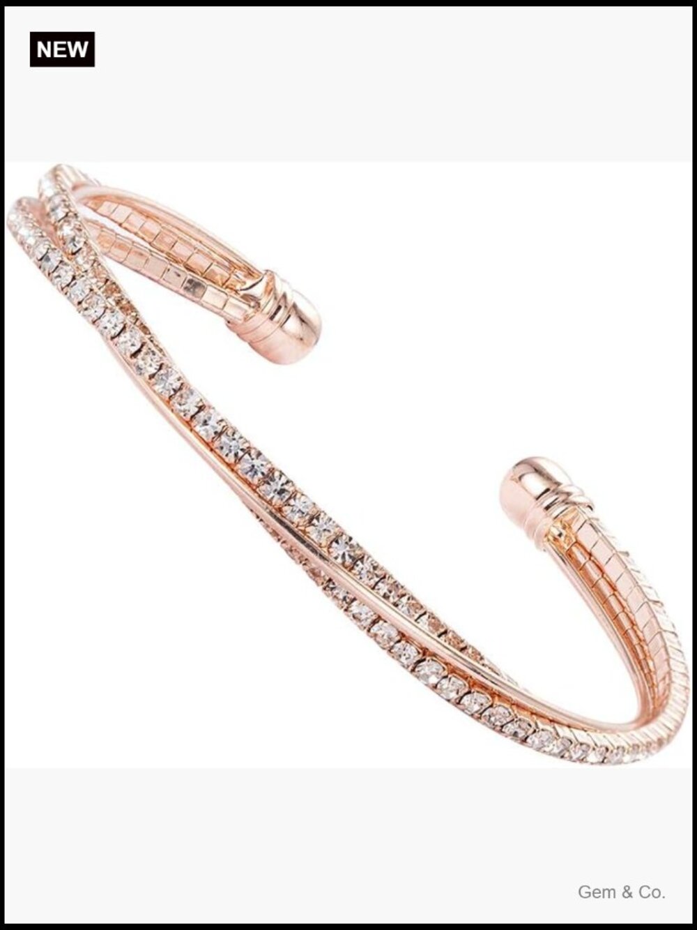 Rhinestone Cuff Bracelet Bangle Sparkly Wedding Bridesmaid Jewelry Gift